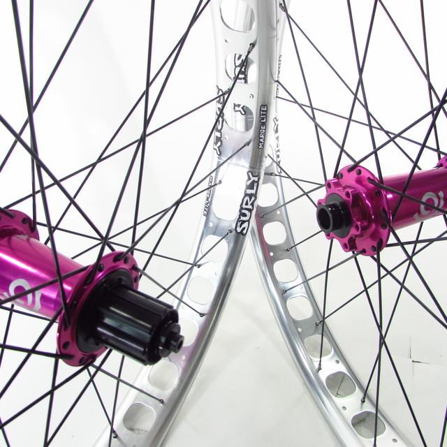 Surly custom wheel built by ProWheelBuilder