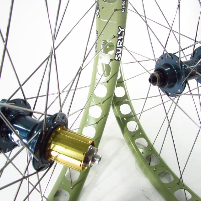 Surly custom wheel built by ProWheelBuilder