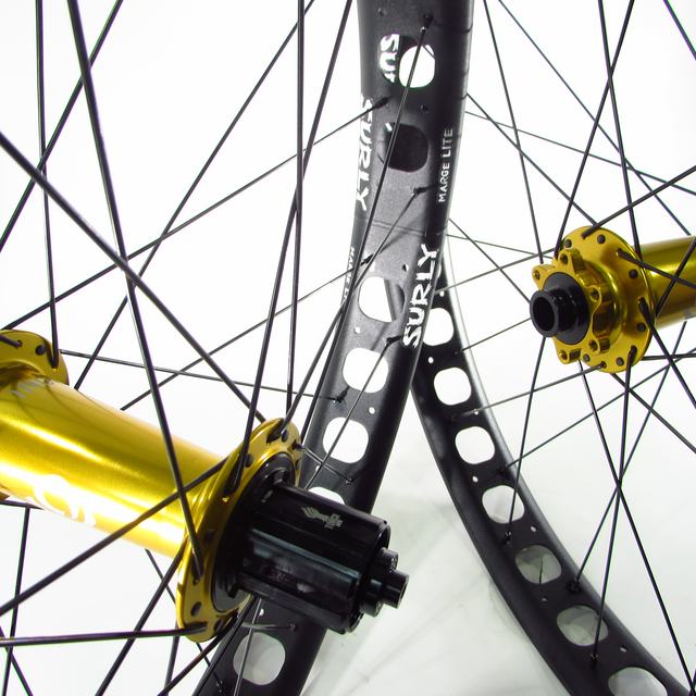 Surly custom wheel built by ProWheelBuilder