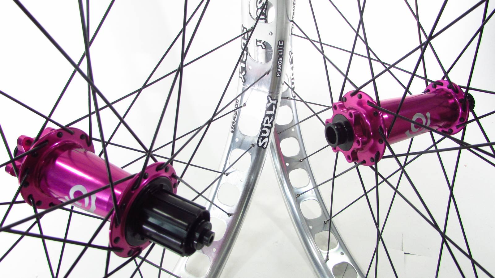 Surly custom wheel built by ProWheelBuilder