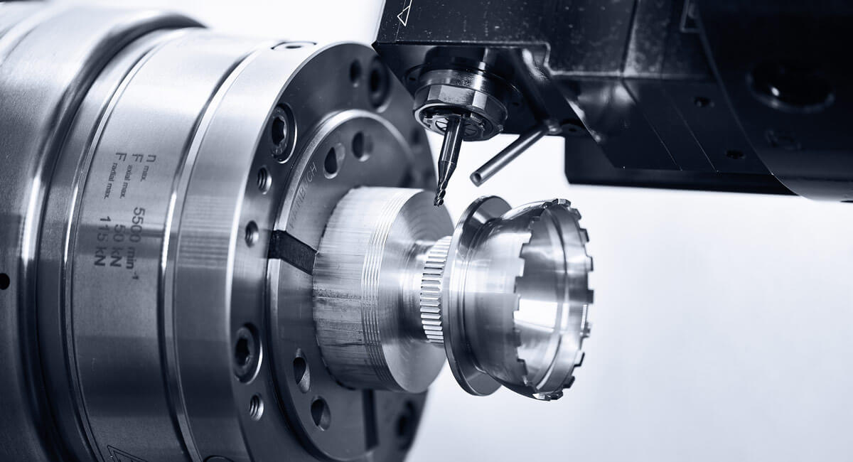 CNC milling of hub shells at SON, Tübingen