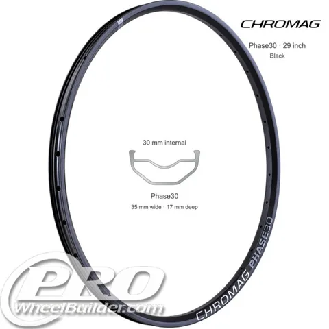 Chromag Phase30 29 inch rim in black