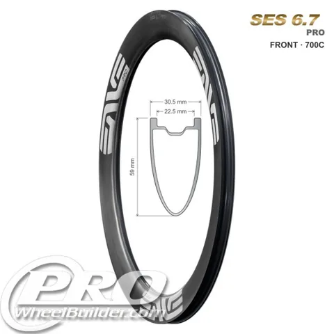 ENVE SES 6.7 PRO front carbon rim